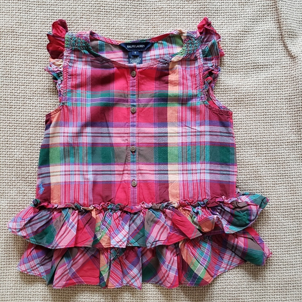 Ralph Lauren Top Girls Size 6